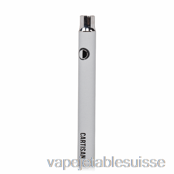 Vape Suisse Cartisan Bouton Vv 400 510 Batterie Argent